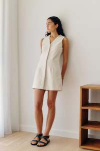Donation: Simone Cotton Linen Blend Mini Dress