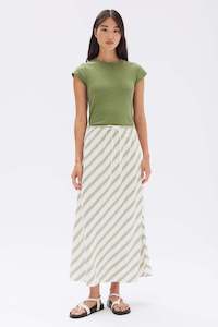 Womens Skirts: Isola Stripe Skirt