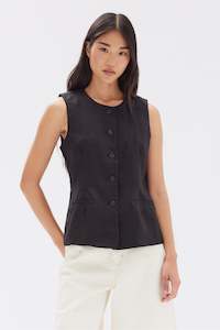 Womens Linen Clothing: Calla Linen Top