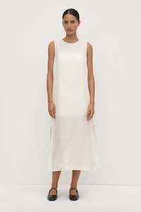 Sabrina Silk Blend Midi Dress