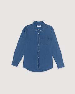 Re-Worn Cotton Denim Shirt
