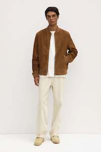 Winter Essentials: Finlay Suede Bomber Jacket