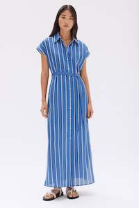 The Beach Edit: Ayla Stripe Shirt Dress