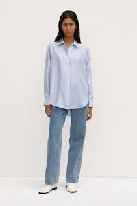 Womens Silk Clothing Accessories: Spencer Stripe Silk Shirt
