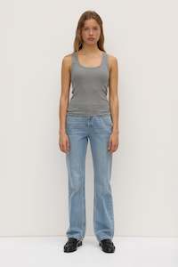 Womens Tanks: Robyn Scoop Neck Rib Tank