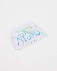 Merchandise: Cognitive Surplus: I Need My Space Sticker