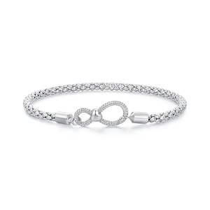 Infinite Love Snake Chain Bracelet
