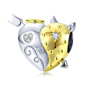 Dualité Heart Charm