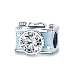Hobbies Professions: Sparkling Camera Charm