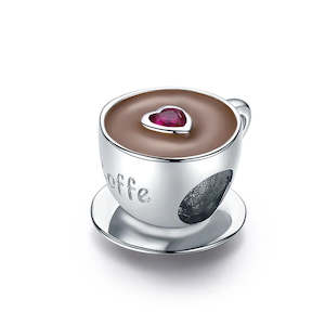 Food: I Love Coffee Cup Charm