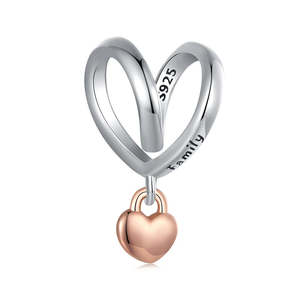 Family And Friends: Coeurin Heart Lock Charm