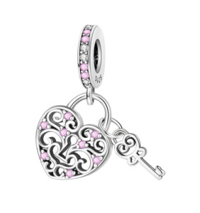 Charms: Klyr Heart and key Charm