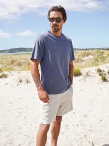 Heavy Tee - Washed Navy