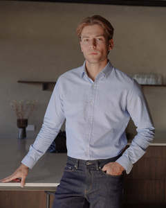 Shirting: Oxford Shirt - Blue