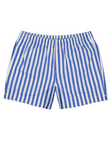 Elastic Waist: Swim Short - Stripe