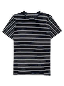 Tees: Bound Daily Tee - Navy Stripe