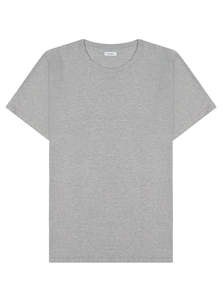 Bound Pima Daily Tee - Grey Marle