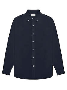 Shirting: Oxford Shirt - Navy