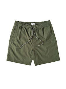 New Releases: Hybrid Short - Khaki Green