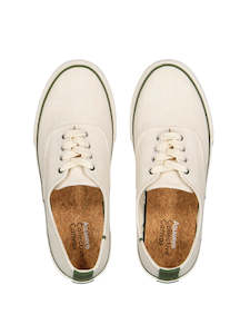 Footwear: Collective Canvas x Asuwere Oxford Sneaker - Off White