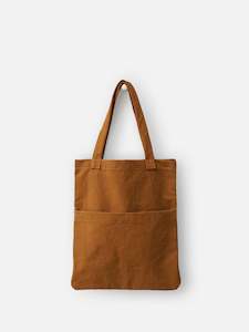 Accessories: Città Canvas Tote - Masala
