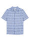 Panama Shirt - Blue Plaid