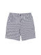 Leisure Short - Navy Stripe