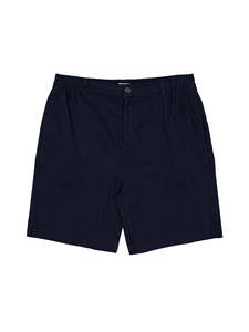 Linen Leisure Short - Navy