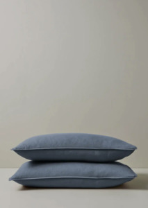 Weave Homewares: Ravello Linen Pillowcase Denim