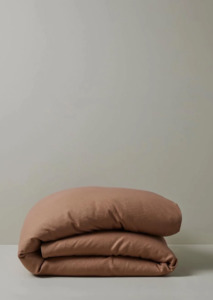 Weave Homewares: Ravello Linen Quilt  Cover Biscuit QUEEN