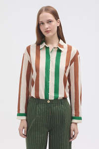 Multistripe #93 Shirt Ecru