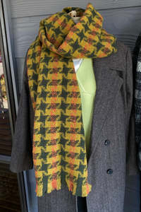 Nice Things Paloma: Herringbone Scarf Olive
