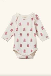 Nature Baby L/S Bodysuit Tiki Print