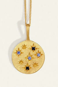 Temple Of The Sun: Constella Necklace Gold Vermeil