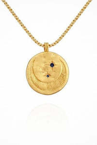 Temple Of The Sun: Celeste Necklace Gold Vermeil