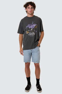 Bone Denim Short Dusk