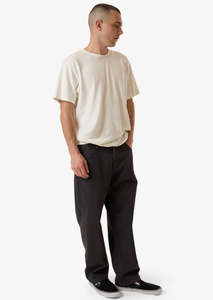 Jeans: Big Slacker Denim Jeans Ebony