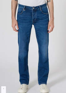 Lou Straight Shiver Organic Mid Blue