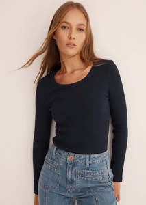 Morrison 1: Cassie L/S Tee Navy