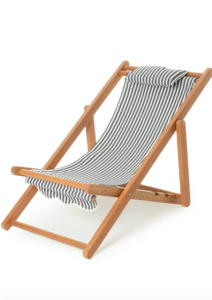Business Pleasure: Mini Sling Chair Laurens Navy Stripe