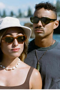 Neufound Eyewear: Neufound Alpha Olive Sunglasses