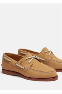 Timberland: Classic Boat Shoe Beige Nubuck