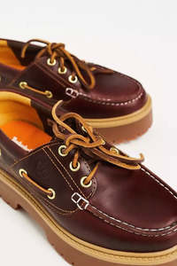 Premium Platform 3 Eye Burgundy