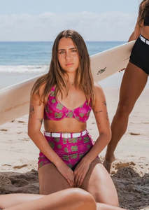 BoomPow Bra Cup Top Magenta