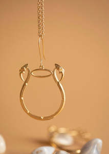 Maioha Studio: Te Matapuna Earrings Gold