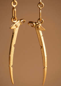 Kaitiaki Wheturere Earrings Gold