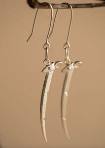 Maioha Studio: Kaitiaki Wheturere Earrings Silver