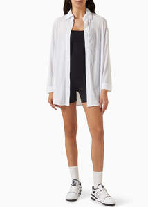 Its Now Cool: INC Overshirt White