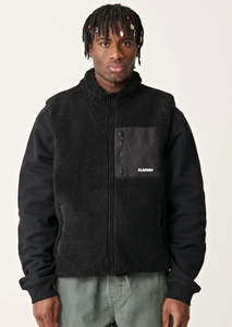 Xlarge: Reversible Sherpa Vest Black