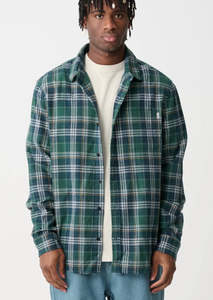 Xlarge: Stung Check Shirt Green